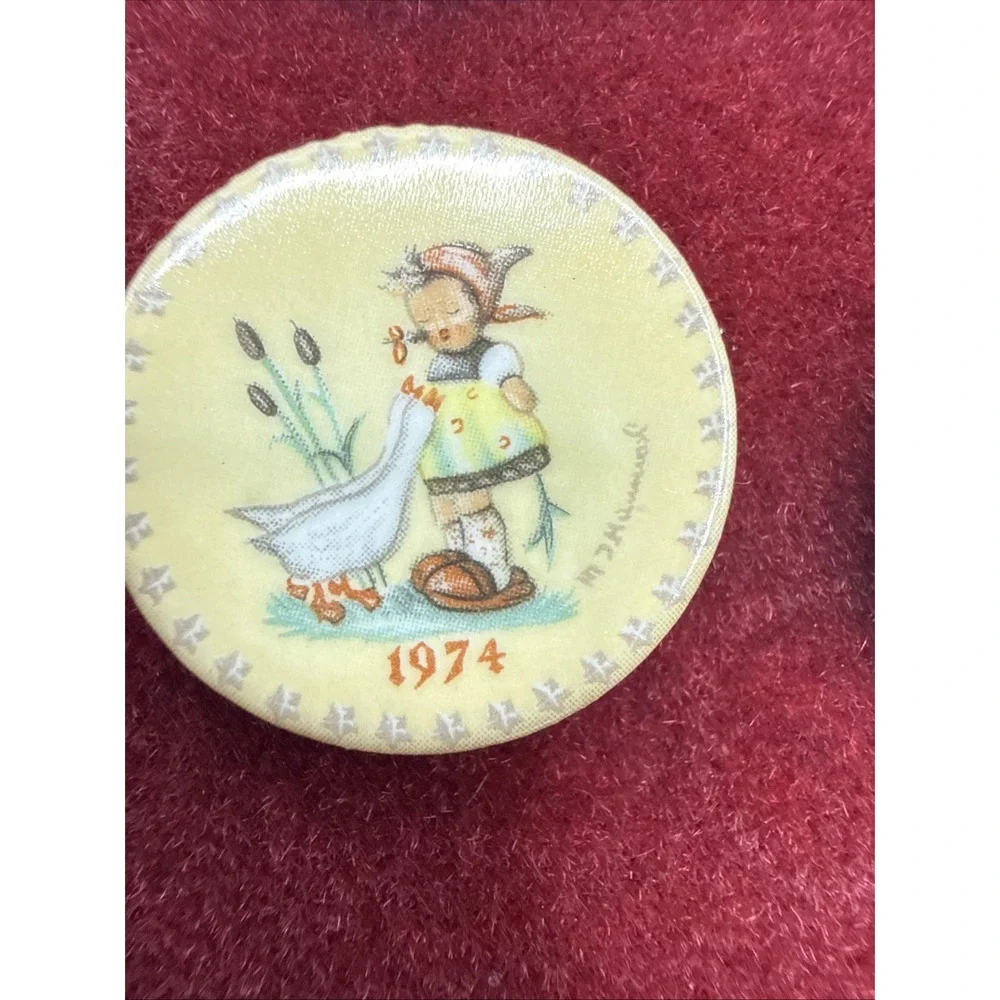 MJ Hummel Miniature Collectors Plates 1971 - 1976, Lot Of 6
